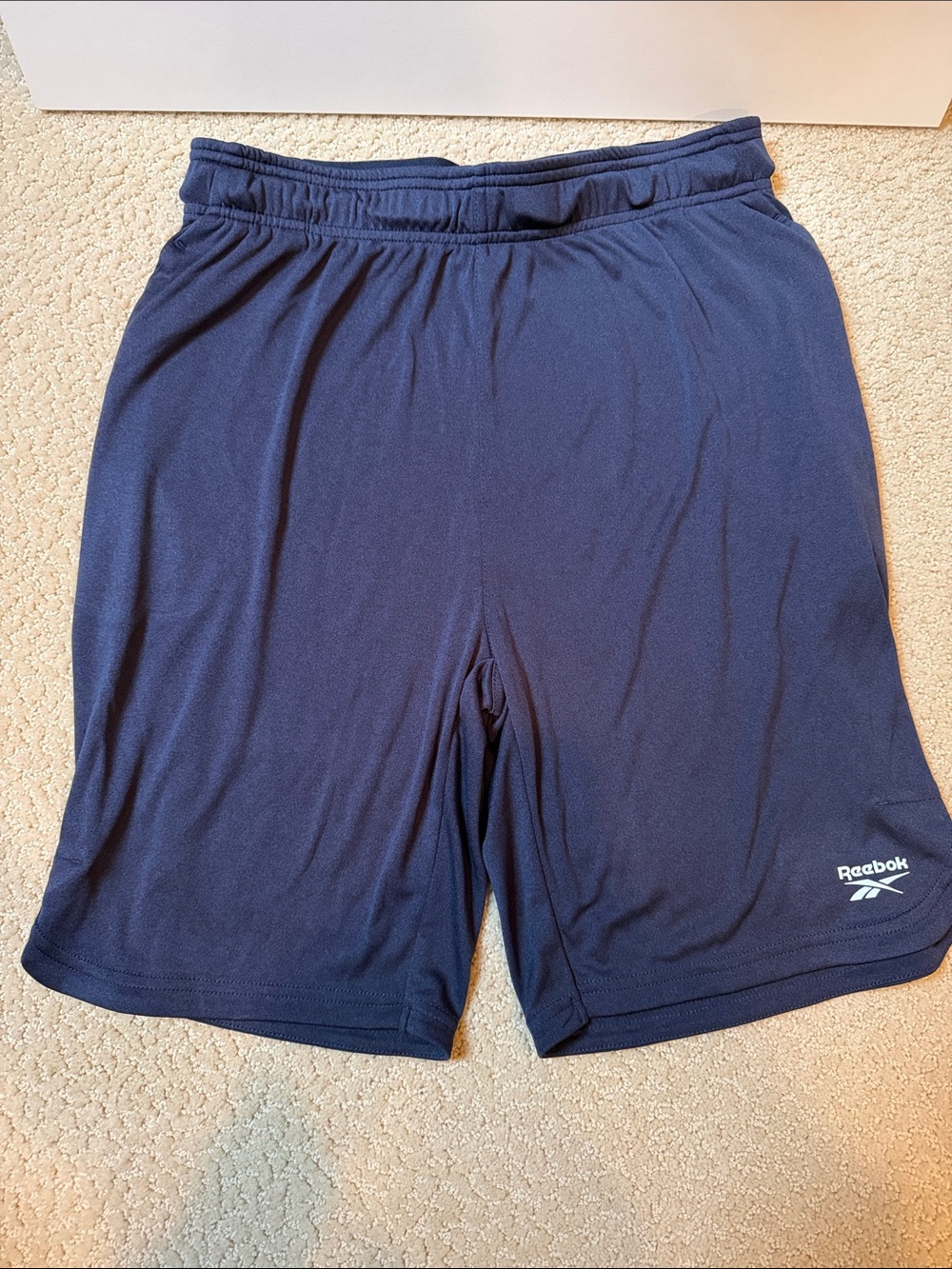 Reebok Men’s Dark Navy Athletic Shorts